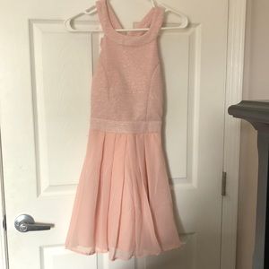 Elegant, pink dress